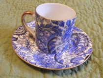 A woman in a church I spoke at sent me this Limoges demitasse in the mail.