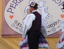 Hungarian folk dancing