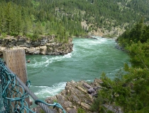 Kootenai Falls Swinging Bridge