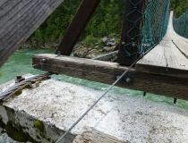 Kootenai Falls Swinging Bridge