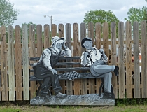 Villagers of Taylor, NE - wooden art
