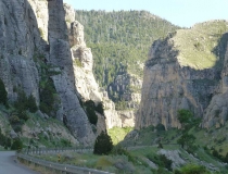 The Wind River Canyon