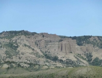 A natural castle in Wyoming