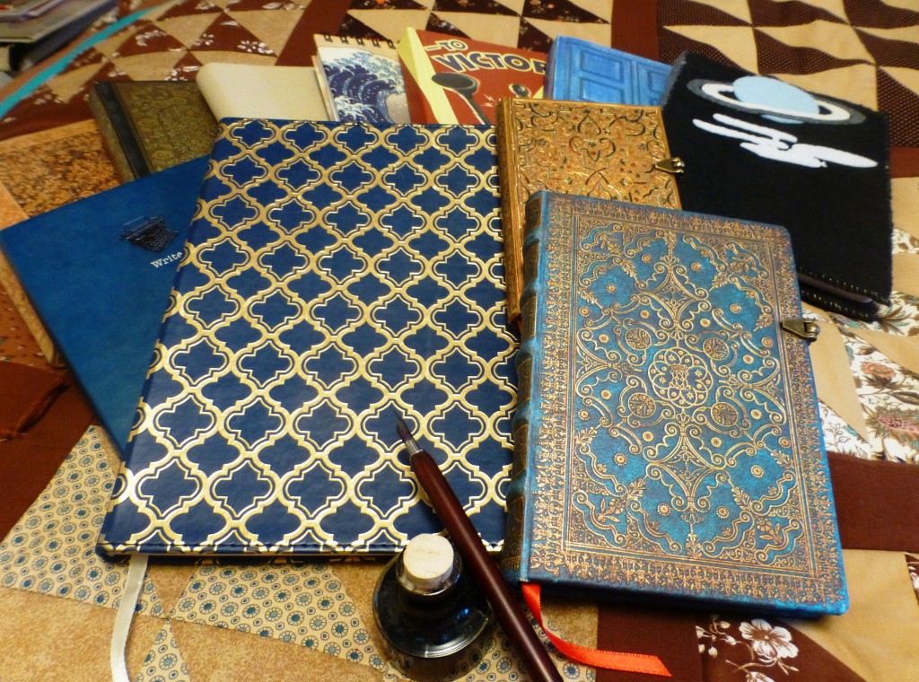 All of my journals from July 2013 until November 2015.